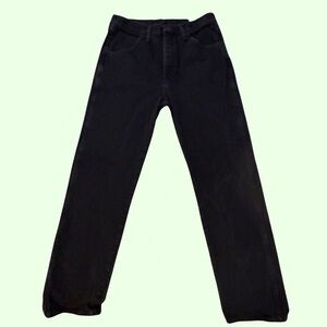 Rustler Men's Black Straight Jeans